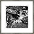 Fast Flow Bw Framed Print