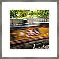 Fast Train Framed Print