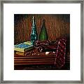 Father's Touch Framed Print