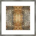 Feathered Jungle - Abstract #21h Framed Print