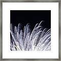 Feathers Of Fire Fireworks Framed Print