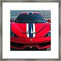 Ferrari 458 Speciale Framed Print