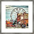 Ferris Wheel In Winona Framed Print
