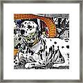 Festival Dog Framed Print