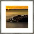 Fidalgo Island Sunset Framed Print