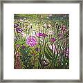 Field Flowers Are Violet Framed Print