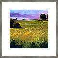 Field Textures Framed Print