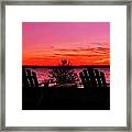 Finger Lakes Sunset Framed Print