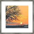 Fire And Ice Framed Print