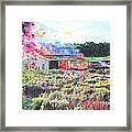 Fire At Whitney Beef Framed Print