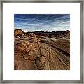 Fire Canyon, Valley Of Fire Framed Print