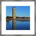 Fire Control Tower 3 Icy Reflection Framed Print