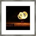 Fire Dancing - Thailand Framed Print