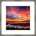 Fire In The Sky Framed Print