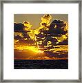 Fire In The Sky Framed Print