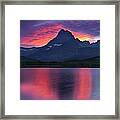 Fire On The Mountain Framed Print