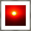 Fire Sun Framed Print