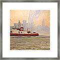 Fireboat John D. Mckean Framed Print