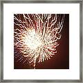 Firework Burst Framed Print