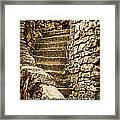 Firm Are The Steps Framed Print