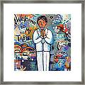 First Communion Boy Framed Print