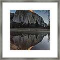 First Sun On El Capitan Framed Print