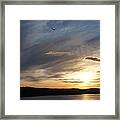 Firth Of Forth In The Sunset Framed Print