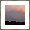 Fishing Boat At Sunset Framed Print