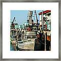 Fishing Boats In Nome Framed Print