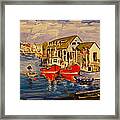 Fishing Boats Framed Print