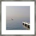 Fishing On The Riviera Framed Print