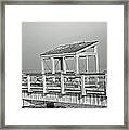 Fishing Pier Framed Print