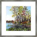 Fishing Spot Framed Print