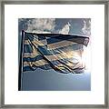 Flag Of Greece Framed Print