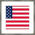 Flag Of The United States Of America Framed Print