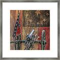 Flags Of The Confederacy Framed Print