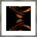Flickers Of Candle Lights Framed Print