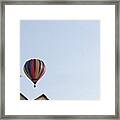 Floating High Over The House Framed Print