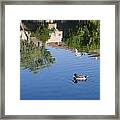 Floating In Reflections Framed Print