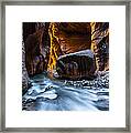 Floating Rock Framed Print