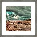 Florida Point Begining Of The Storm Framed Print