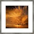 Florida Sunshower Sunset Framed Print