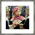 Flower Hmong Women Framed Print