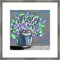 Flowers Abstract 4 Framed Print