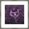 Flowing Heart Framed Print