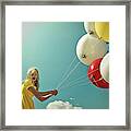 Fly Me To The Moon Framed Print