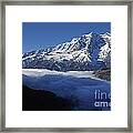 Fog In Everest Region Framed Print