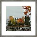 Fog Island Framed Print