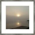 Foggy Reflections Framed Print