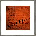 Follow The Music Framed Print